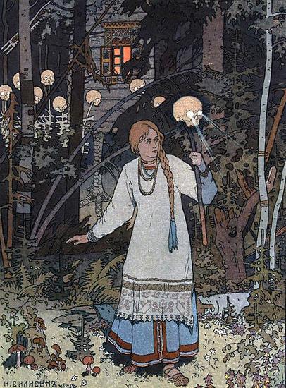 Ivan Bilibin Vasilisa the Beautiful 1899 oil painting picture
